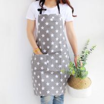 Tablier de Cuisine pour Femme,Toile de Coton,Tablier de Cuisine pour Adultes,Filles,Femmes,Tablier avec Poches - Ahlsen