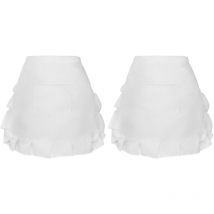 Tablier de serveuse 2 pièces pour adultes, costumes pour hommes, jardinage, femmes, utilitaires