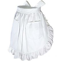 Tablier de taille Tablier rétro vintage mignon Cuisine Cuisine Tablier de ménage à volants avec