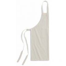 Tablier en coton pour adulte 79x104 cm - Ivoire