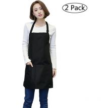 Tablier en coton style h pour la cuisine, la pâtisserie, réglable et imperméable pour chef, coiffeur, serveur, artiste, esthéticienne, barman