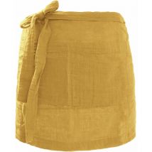 Tablier serveur Gaze de coton 45x80 cm GAIA coloris Jaune Safran