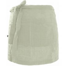 Tablier serveur Gaze de coton 45 x 80 cm gaia coloris Vert d'eau