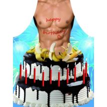 Tablier n°58 (joyeux anniversaire les hommes)..