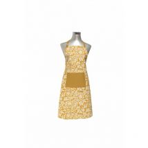 Tablier pur coton 60x80 cm vintage moutarde, par Soleil d'Ocre