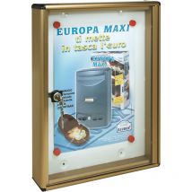 Tablón De Anuncios 1 Hoja 30 x 5 x 40 Cm - Bronce