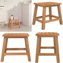 Vidaxl - Tabouret 29x22,5x25,5 cm Bois massif de noyer - escabeau - escabeaux - Home & Living - Brun
