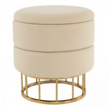 Tabouret zase 37x37 cm beige