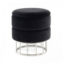 Tabouret zase 37x37 cm noir
