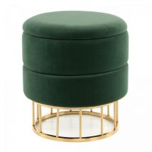 Tabouret zase 37x37 cm vert