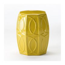 Fijalo - Tabouret 38x38x45 Céramique Jaune
