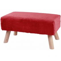 Tabouret Banc Rouge