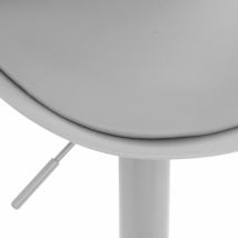 Tabouret bar déco style scandinave "Aiko" Atmosphera - Couleur: Gris clair
