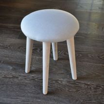Simla - Tabouret bleu clair 32x40cm