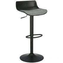 Tabouret de bar Bar One Tap Simplet, noir mat