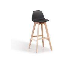 Designetsamaison - Tabouret de bar noir - Eski