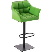 Tabouret de damaso vert, schwarz