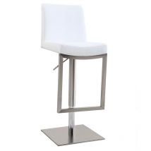 Miliboo - Tabouret de bar design blanc kyle