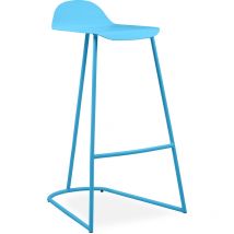 Privatefloor - Tabouret Design en Métal - Gaynor Bleu pastel