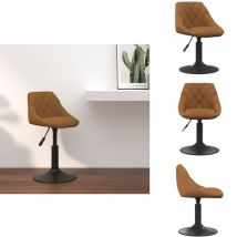 Tabouret de bar Marron Velours - Tabouret De Bar - Tabourets De Bar - Chaise De Comptoir - Chaises De Comptoir
