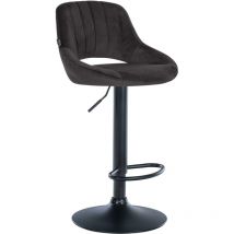 Barhocker Milet Samt noir
