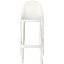 Scab - Tabouret design, Tabouret de bar Piu 65cm Blanc en Plastique design