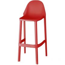 Scab - Tabouret design, Tabouret de bar Piu Rouge en Plastique design