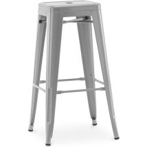 Privatefloor - Tabouret de bar - Design industriel - 76cm - Stylix Acier