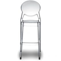 Scab - Tabouret design, Tabouret de bar igloo barstool 65 cm Transparent en Plastique design