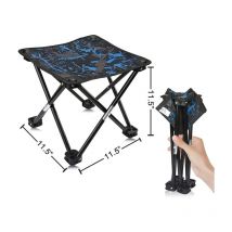 Linghhang - Tabouret de Camping Tabouret Pliant Portable Chaise Portable Mini Tabouret Pliable Tabouret de pêche pour Adultes Pêche Randonnée
