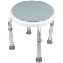 Guoyihua - Tabouret de Douche, Ergonomique réglable en Hauteur, Pivotant à 360°, Siège de Douche antidérapant, Siège de Douche Adulte, Sûr et Stable