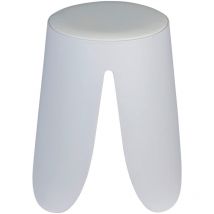Wenko - Tabouret Comiso blanc antidérapant plastique 180 kg hocker de salle de bain design moderne siège de douche confortable et pratique en