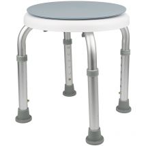Haloyo - Tabouret de Douche Rond à Hauteur Réglable ,tabouret de douche,siège de baignoire, tabouret de salle de bain,réglable en hauteur et rotatif