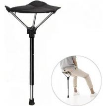 Tabouret de pêche - Tabouret de camping pliable - Tabouret pliant - Chaise pliante - Tabouret de camping avec sac de transport