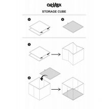 Tabouret de rangement cube- Superman