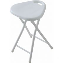 Tabouret de salle de bain pliant de couleur blanco Feridras 868004 Tortora