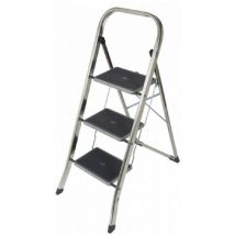 Gierre - Tabouret de sécurité facial avec 3 marches en acier - Salone