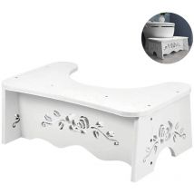 Tabouret De Toilette Pour Adultes - Selles Saines - Contre Les Hémorroïdes, La Constipation, Les Flatulences - Convient À Toutes Les Toilettes