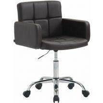 Chaise de travail Los Angeles similicuir Marron