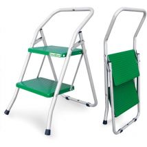 Escalibur - Tabouret échelle en acier 2 marches