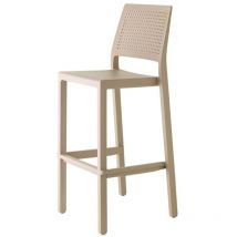 Scab - Tabouret design 75h emi pour intérieur ou extérieur