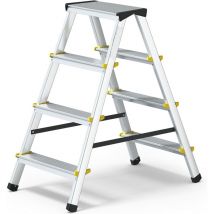 Tabouret échelle aluminium 4 marches 4x4 double montée 125 kg