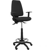 Elche s tabouret bali noir accoudoirs réglables