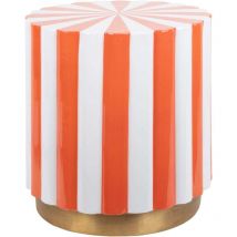 Leitmotiv - Tabouret en métal Candy Swirl