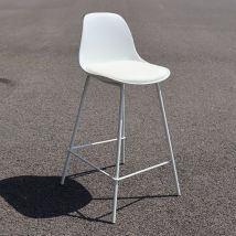 Tabouret haut Moderne en Blanc Alliant Élégance et Praticité