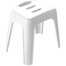 Spirella - Tabouret grand siège de douche hocker Blanc - Max 130kg