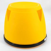 Tabouret marchepied mobile jaune antidérapant 150kg Safetool