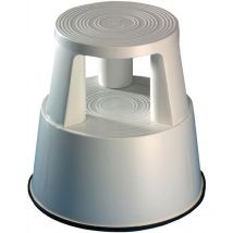 Tabouret roulant plastique gris clair hauteur avec/sans charge 425/430 mm d. supérieur 290 mm d. inférieur 440 mm