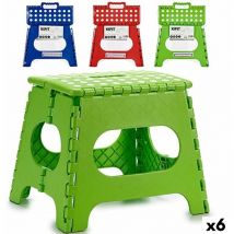 Tabouret pliant en plastique 33 x 26 x 27 cm (6 pièces)