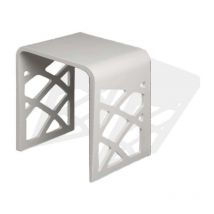 Tabouret salle de bain en solid surface - Fuji